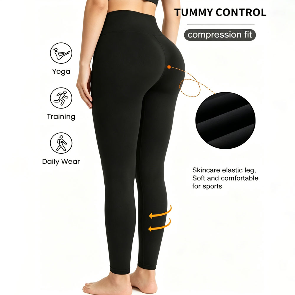 Pilates In Yoga Pants - レディース ハイストレッチ バターのように柔らかなスポーツレギンス ピーチブーティーリフティング お腹引き締め ヨガパンツ