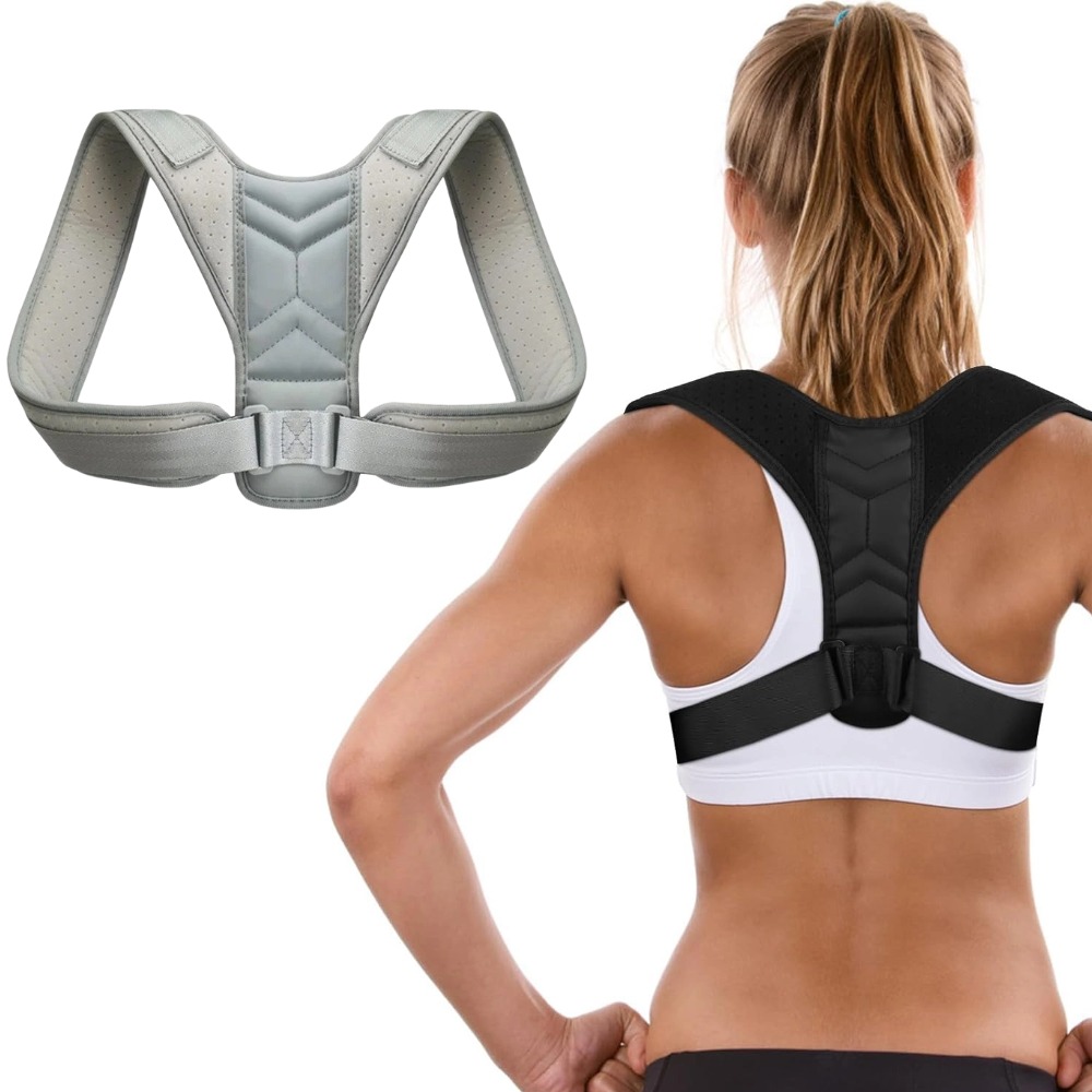 Posture Pole Corrector - 新しい調節可能な姿勢矯正ベルト背中首肩鎖骨脊椎サポート体の形を変えるホームオフィススポーツ上部ブレース