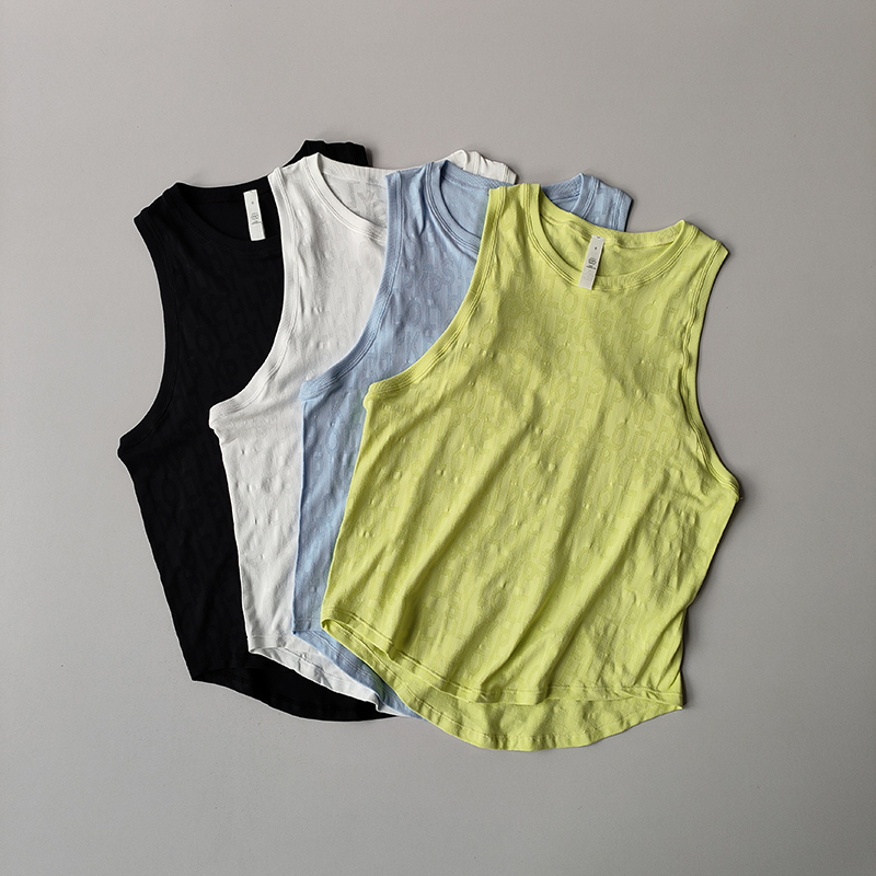Pilates Yoga Wrap Top - 新しいノースリーブピラティススポーツブラウス女性の夏薄いベストフィットネス速乾性ノースリーブヨガシャツトップルーズスーツ