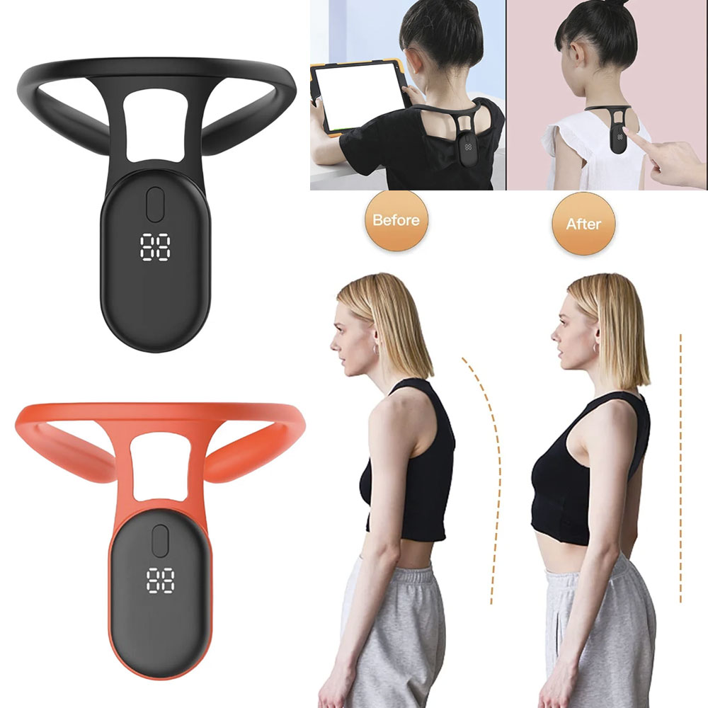 Posture Pole Corrector - スマート姿勢コレクター Miicro 振動姿勢トレーニングリマインダーセンサーバック姿勢首こぶコレクター大人子供用