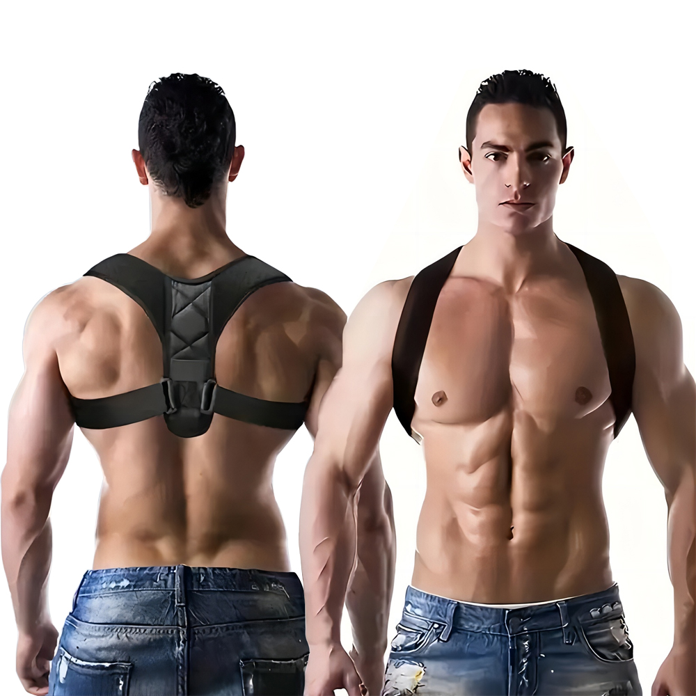 Posture Pole Corrector - 背中の姿勢矯正ベルトせむし矯正大人男性と女性座り姿勢矯正ベルト肩ストレートバック