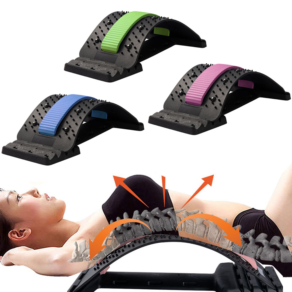 バックストレッチャーマグネット療法マッサージツールストレッチ - Posture Pole Corrector のレビューと価格