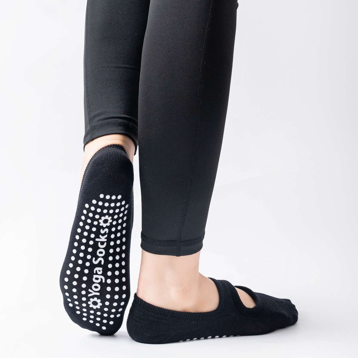 高品質の女性ヨガソックス滑り止め通気性バックレスピラティスソ - Pilates Yoga Grip Socks のレビューと価格