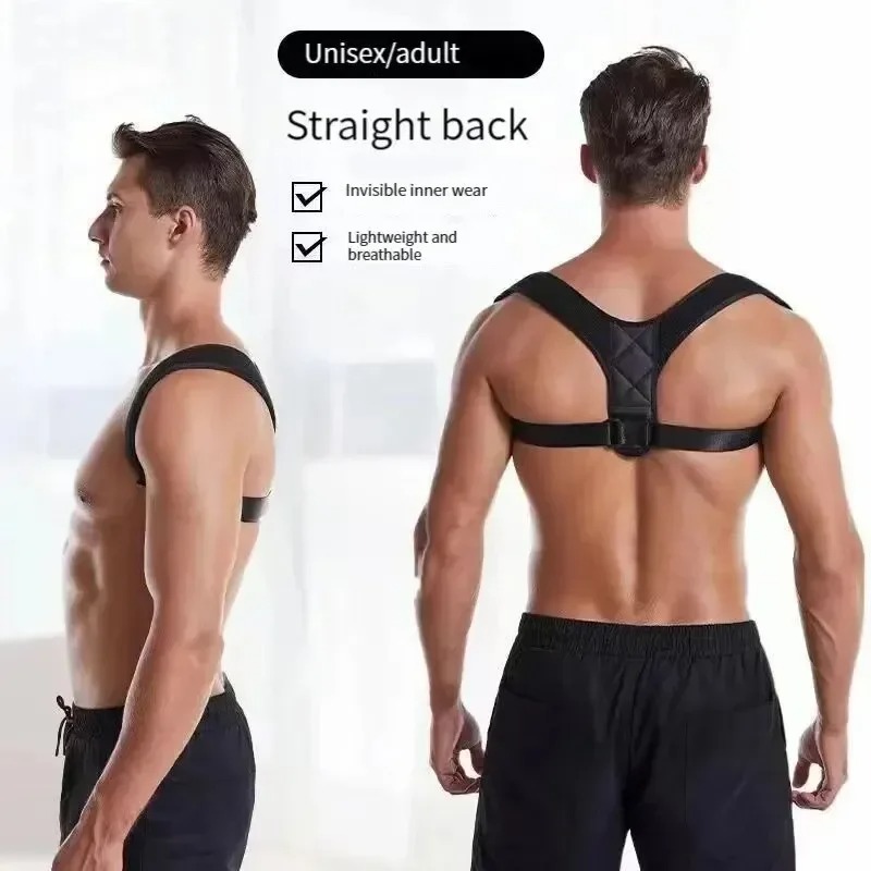 プロの姿勢矯正器 首と背中の痛み、調節可能な上半身ブレースサ - Posture Pole Corrector のレビューと価格