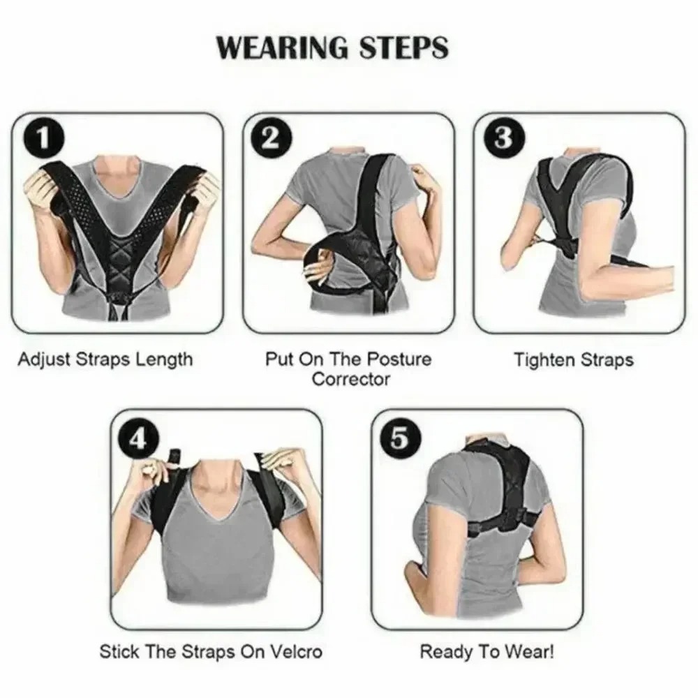 プロの姿勢矯正器 首と背中の痛み、調節可能な上半身ブレースサ - Posture Pole Corrector のレビューと価格
