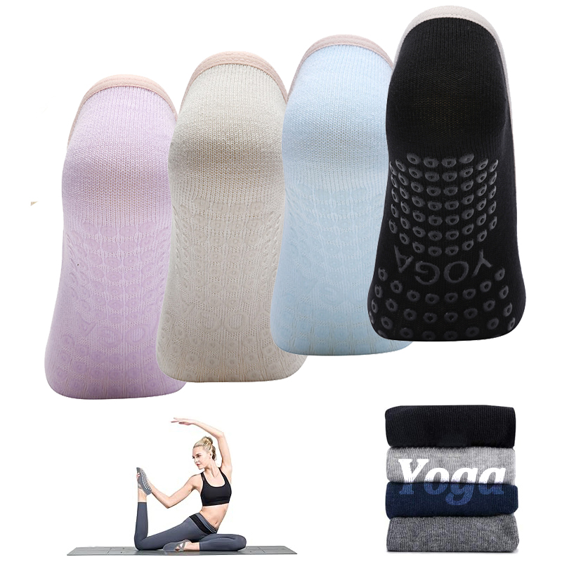 レディースノンスリップピラティスソックス女性レース包帯ヨガソ - Pilates Yoga Grip Socks のレビューと価格