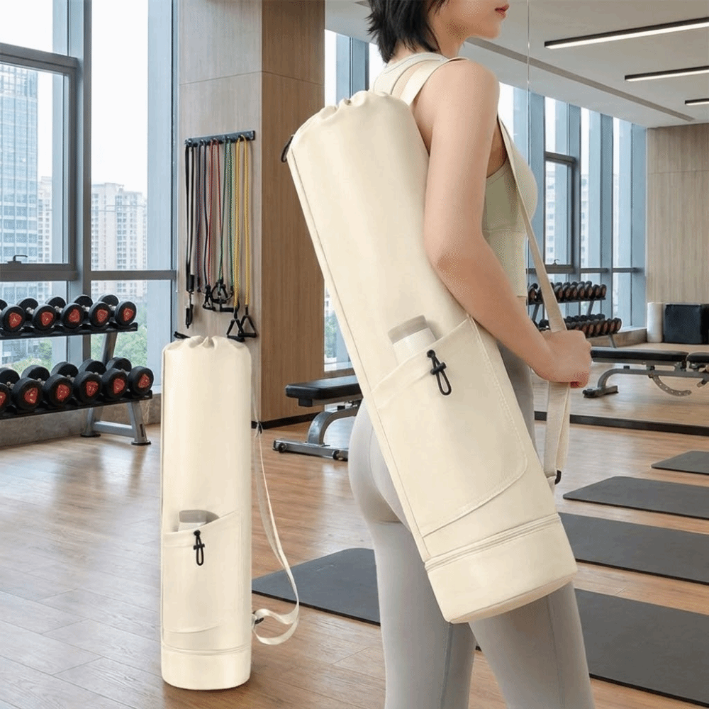 大容量ヨガマット収納バッグ防水巾着フィットネスマットキャリア - Yoga Mat Bag Carrier のレビューと価格