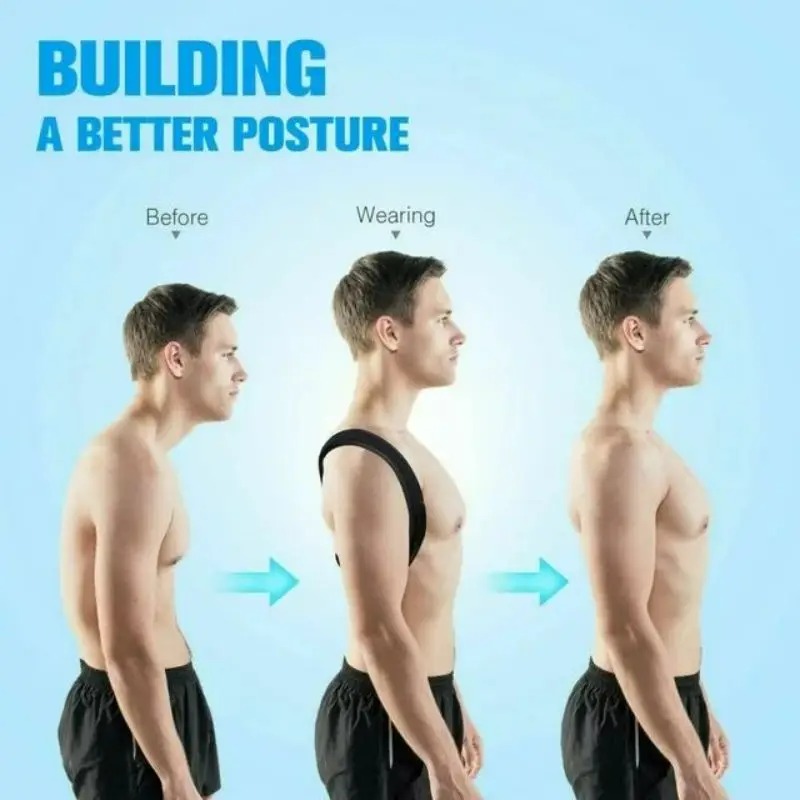 背中の姿勢矯正ベルト,後弯防止,座位,ユニセックス,通気性の - Posture Pole Corrector のレビューと価格