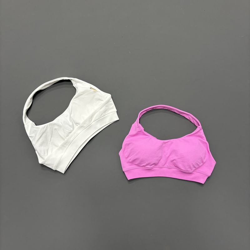 HISTELLO シームレス ホルターネック スポーツブラ  - Pilates Yoga Wrap Top のレビューと価格