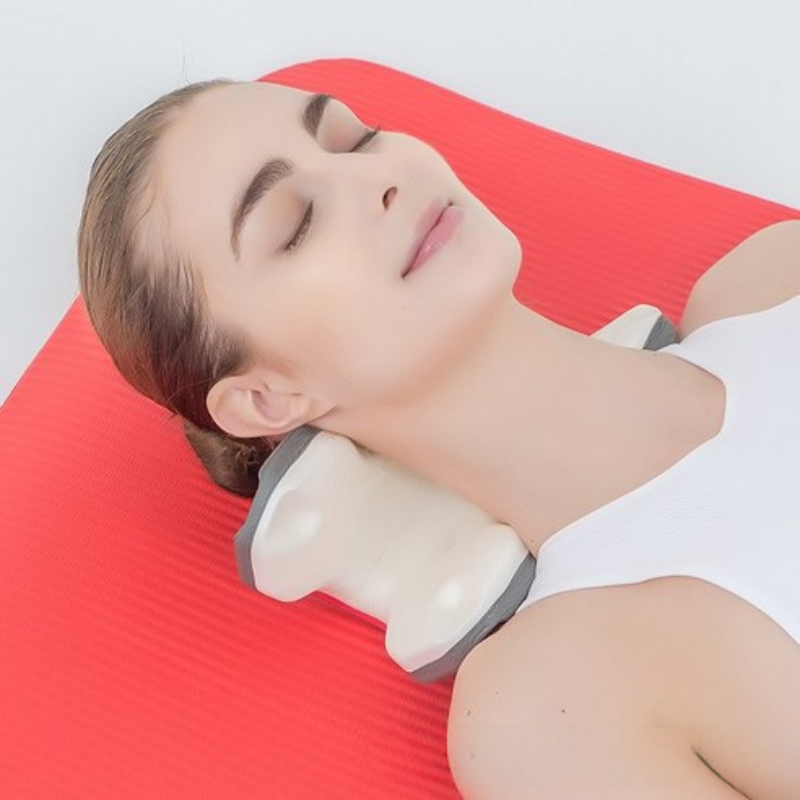 EVAフォーム成形防水マッサージヘッドレスト頸椎ストレッチマ - Posture Pole Corrector のレビューと価格