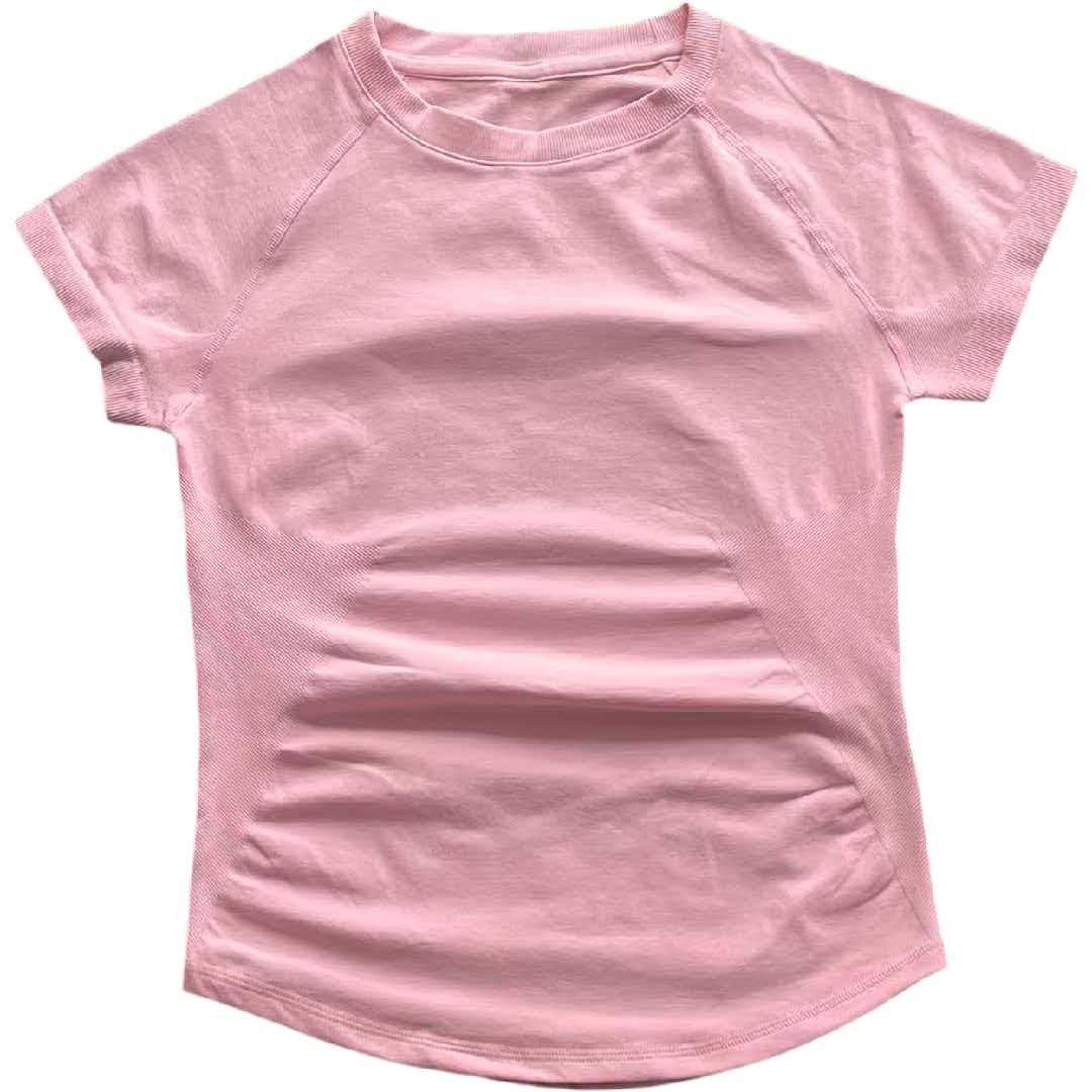 レディース 1DF-LO 1YNE-GO スポーツ半袖シーム - Pilates Yoga Wrap Top のレビューと価格