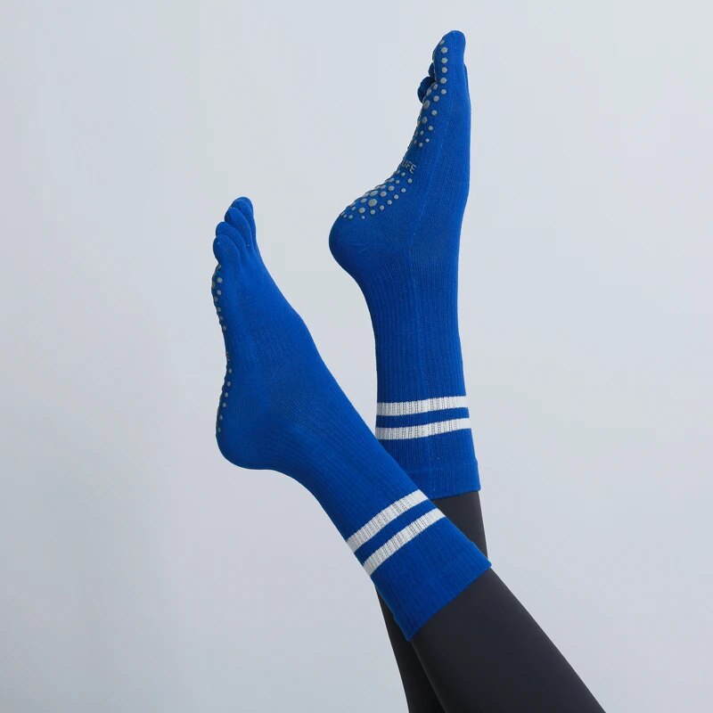 ハーフチューブヨガソックス,通気性,滑り止め,5本の指,スポ - Pilates Yoga Grip Socks のレビューと価格