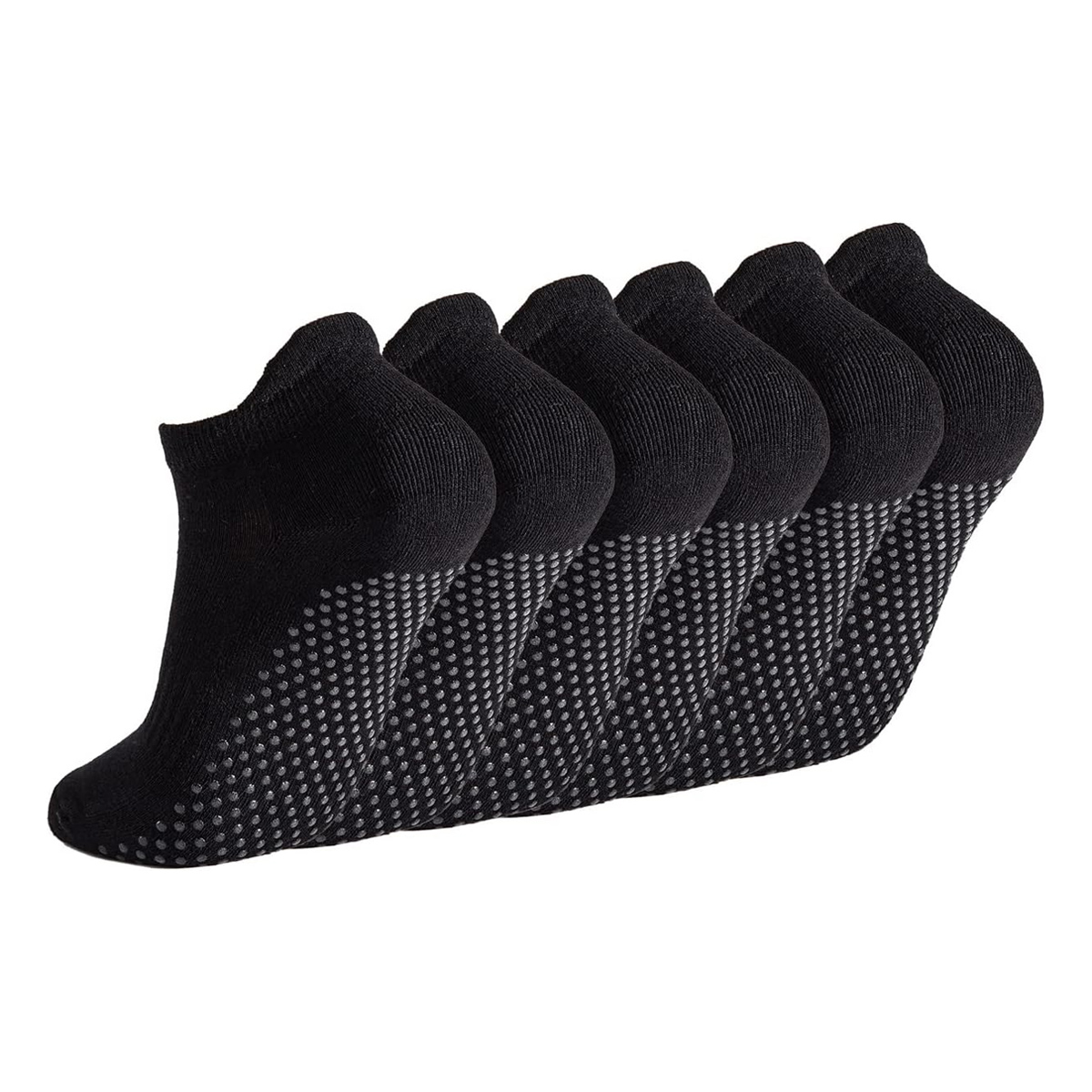 6 ペア ヨガソックス 女性用 ピラティス ノンスリップソッ - Pilates Yoga Grip Socks のレビューと価格