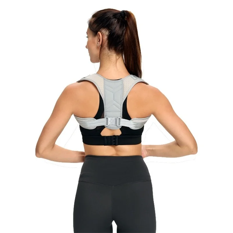バックショルダー姿勢矯正装置調節可能なベルト鎖骨脊椎サポート - Posture Pole Corrector のレビューと価格